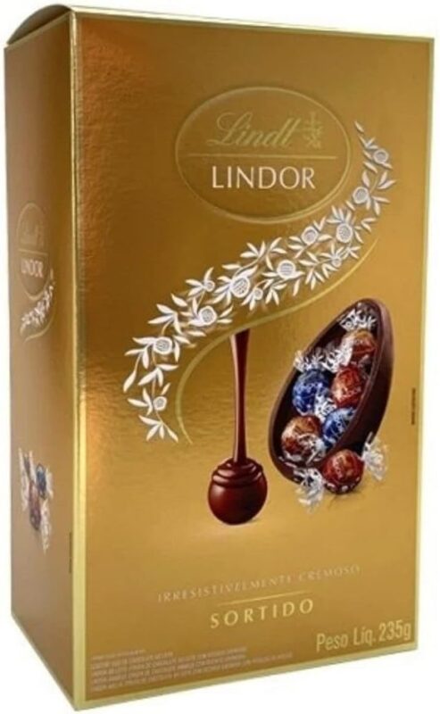 Ovo de Páscoa, Lindt Lindor, Chocolate Sortido, 235g