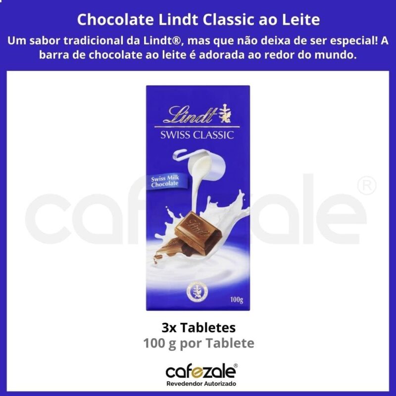 Chocolate Lindt Classic, Ao Leite