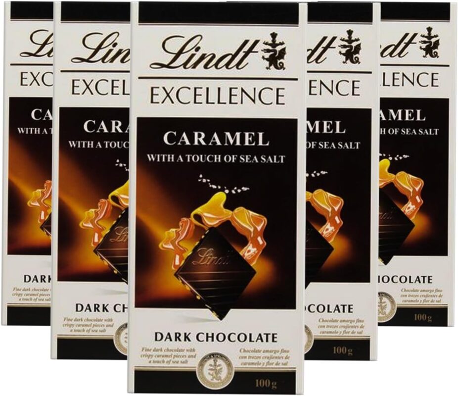 Chocolate LINDT Dark Caramelo e Flor de Sal