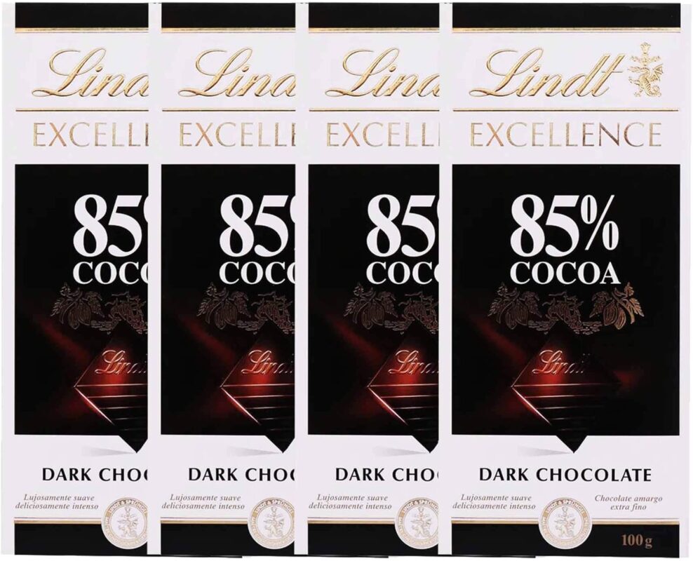 Barra de chocolate Lindt 85% Amargo 100g Dark